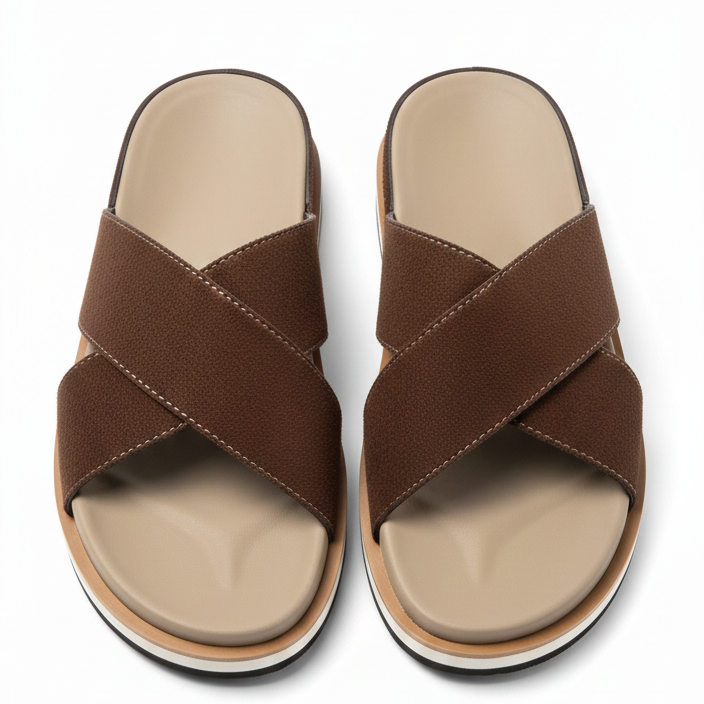Crossover Suede Slide