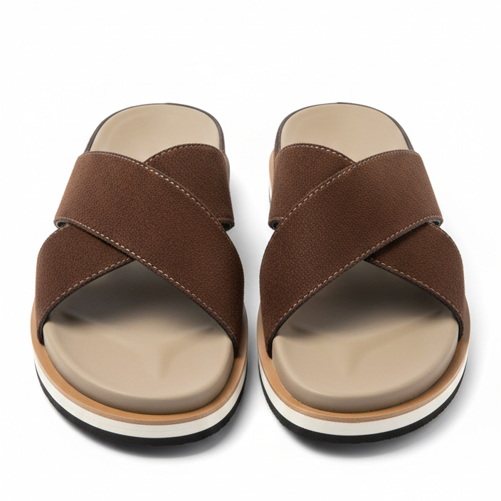 Crossover Suede Slide